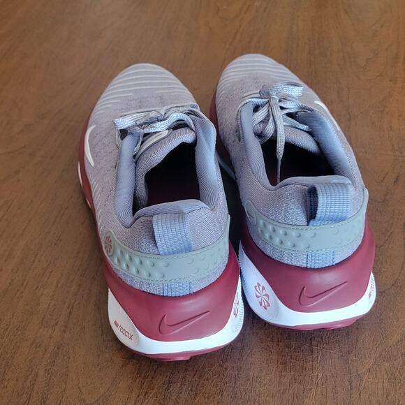 Nike ReactX Infinity Run Running & Jogging Shoes Men's Gray/Crimson US Size 11 - Picture 2 of 10